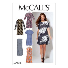 McCall's Patterns M7533B50 Misses'/Women's Fitted, Sheath Dresses