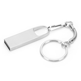 U Disk Mini Metal Portable USB 2.0 Flash Drive Memory Stick Computer Parts CW10472 Silver128G
