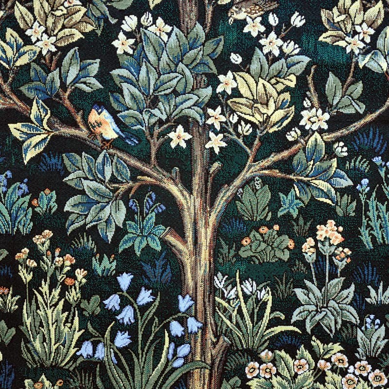 Aubelin Tapestry Large Green William Morris Tree of Life Fine