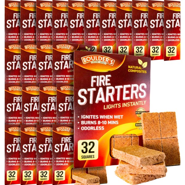 Fire Starter Cubes, 768 pcs - Bulk Pack - Fast