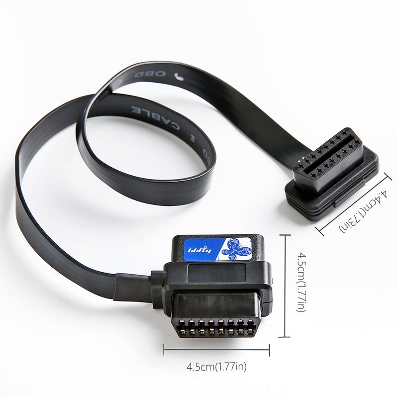 bbfly-A9 OBD II OBD2 16 Pin Splitter Extension 1x Male