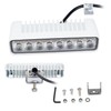 Vcanuplms RGBW Led Boat Lights, 2 Pcs 6.7 inch Powerful
