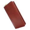 VISCONTI Leather Zipped Travel Document Holder & Strap RFID Blocking
