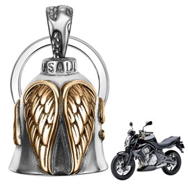 EUYKQNOI Biker Bell Guardian Bell Motorrad Glocke Harl ey Motorrad GlöCkchen Anschluss Biker Glocke Motorrad Glocke schutzengel motorrad GlüCksbringer Guardians Motorrad AnhäNger Motorradglocke Guardi
