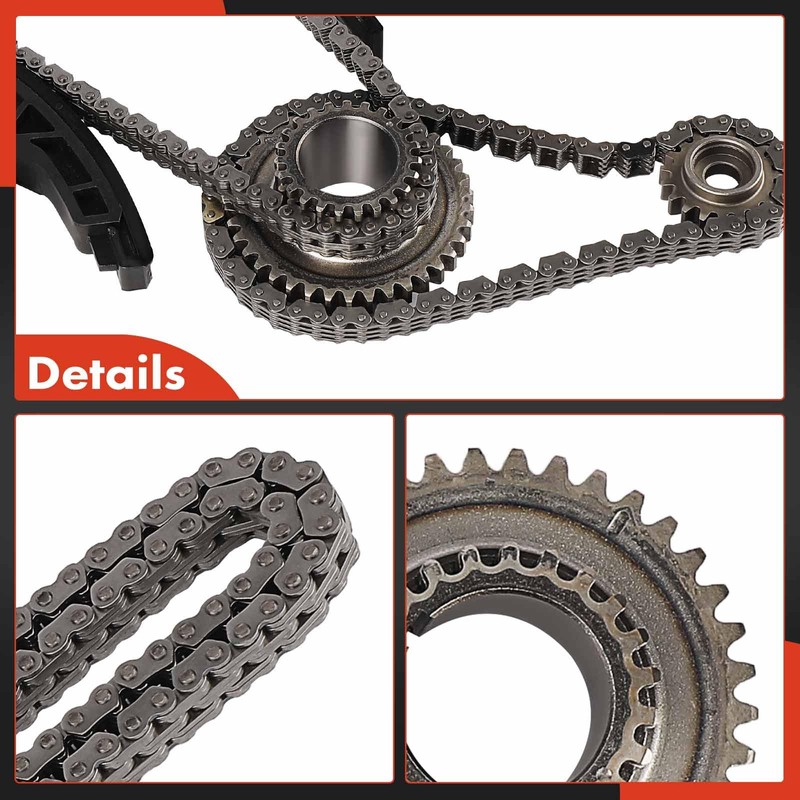 A-Premium 8PCS Engine Timing Chain Kit W/Sprocket & Tensioner &