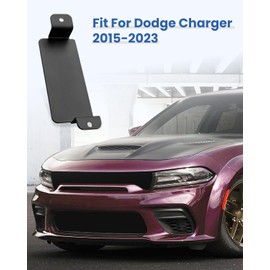 Vudajuley Steel Neutral Cover Plate with Screws Fit for Dodge Charger SRT Hellcat Redeye, SRT Hellcat, Scatpack 392, Daytona, Hemi 2015-2023