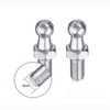 TOOMYAUTO M6 x 10mm Silver Ball Stud Bolts, Pack of