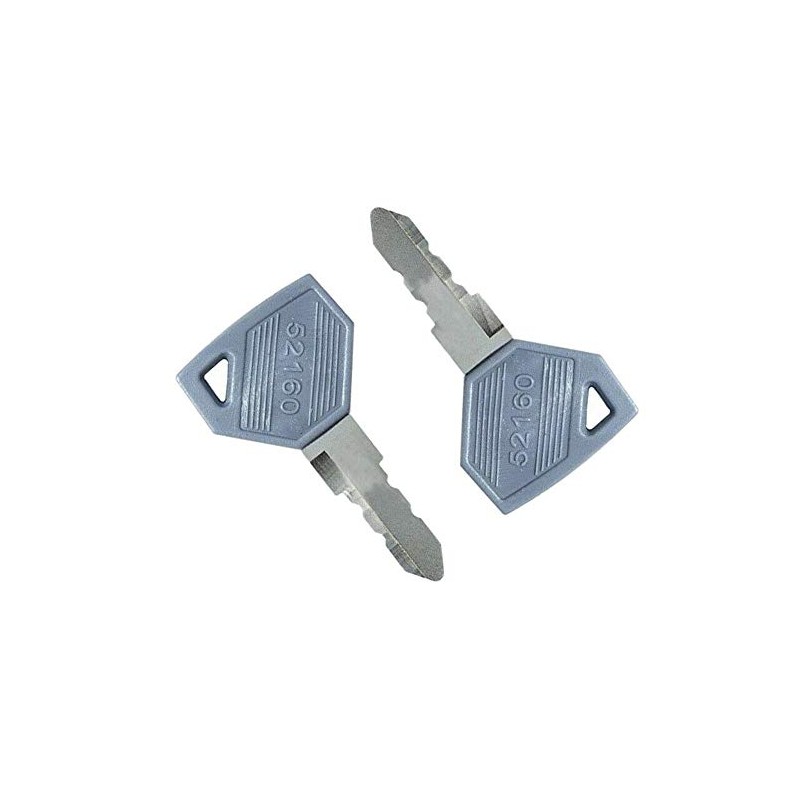 BAAQII 2pcs 52160 Key Ignition Key Excavator Key Yanmar Compatible