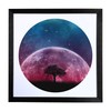 EVQUIT Square 14x14 Gallery Wall Picture frame with 12x12 Round