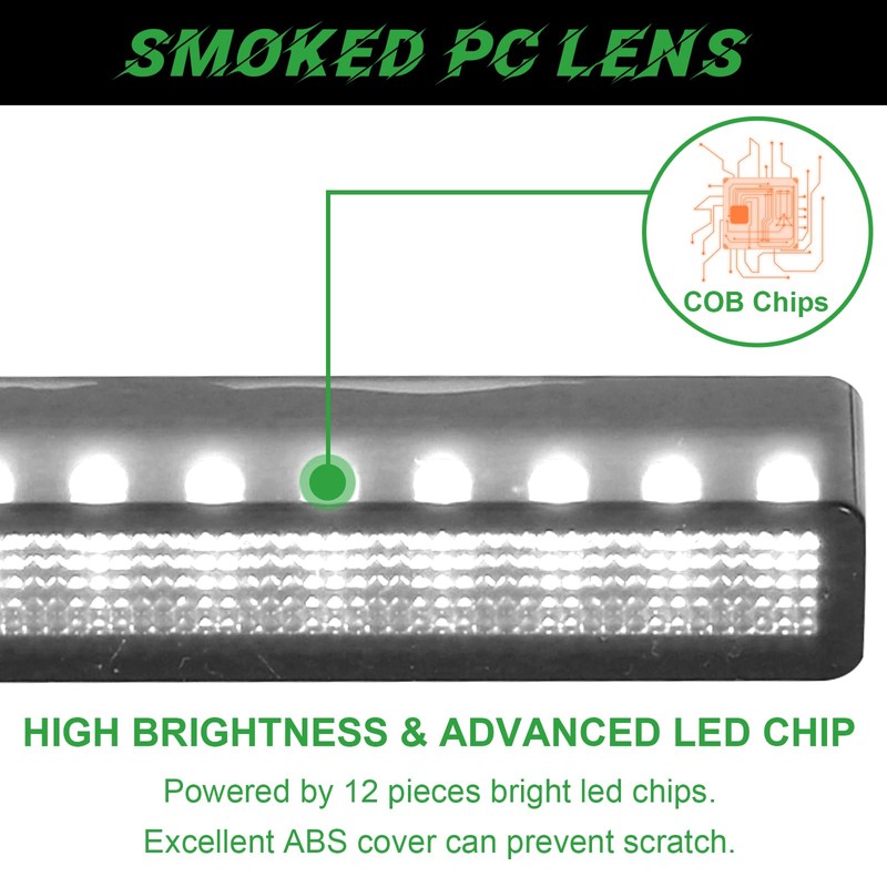 Front Grille Lights for 2022-2024 Ford Maverick XL XLT Lariat