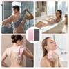 Exfoliating Bath Towel Pack of 2 - Back Scrubber for