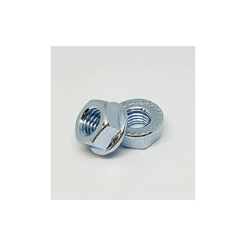 M7 10 Piece Hexagonal Locking Toothing Collar Nuts Flange Nuts