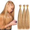 AiPliantfis Human Hair Bundles Blonde Brazilian Hair Bundles Real Hair