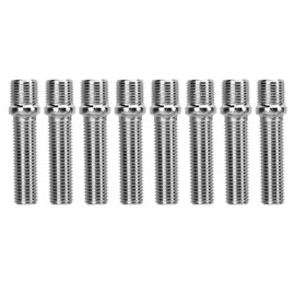 Wheel Stud Adapter, 20 Pcs Steel Extended Wheel Stud 58mm Wheel Conversion Bolts Studs Adapter 41mm Shank Length(M14x1.25-M12x1.5)