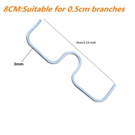 alblinsy Fruit Tree Branch Puller Tying Machine Farm Tools New Plum Tree Open Angle Pull Branch stereotyped Branch Bending Tool Used to Support The Growth and Fruiting of Branches (M-3.15" 24PCS)