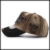 White Fang CA732 Eagle Pattern, English Letter Logo, Cap, Hat,