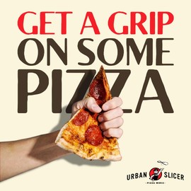 Urban Slicer Pizza Worx - Neapolitan Style Pizza Dough and Pizza Sauce Pack - At-Home Pizza Making Kit for Classic Artisan Pizza - Makes 2 Pizzas