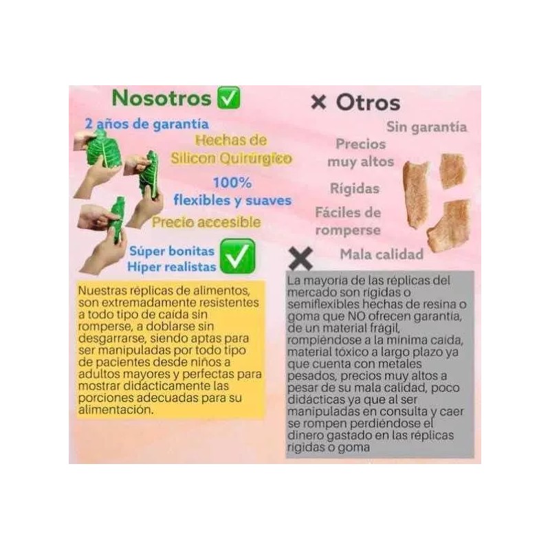 NutriGold Réplica De Alimentos Flexibles Kit Basico 35 + Mat
