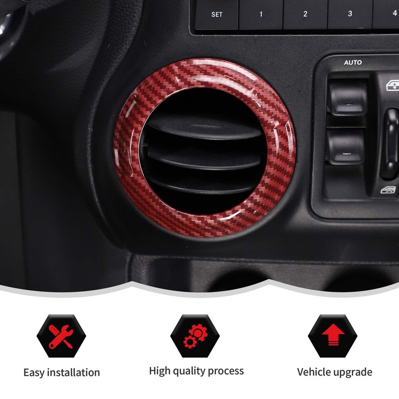 RT-TCZ Interior Trim Kit Cover Center Console Decoration Accessories Compatible