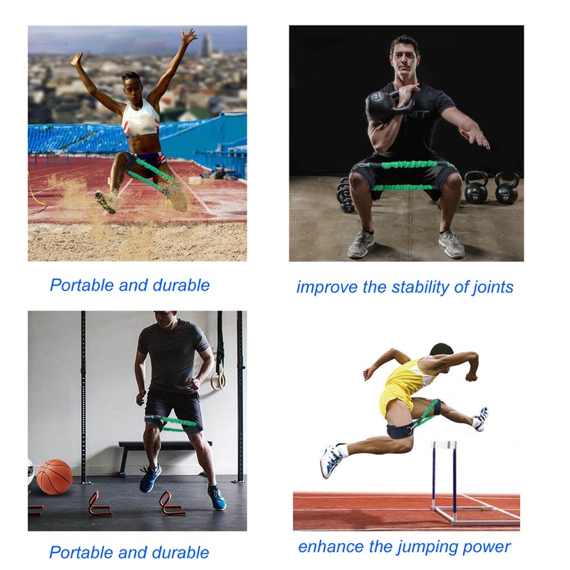 2Pcs Fitness Ankle Straps High Elasticity Durable Increase Muscle Strength