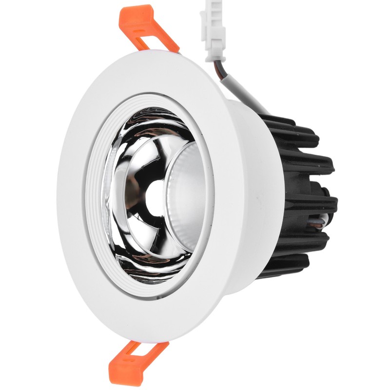 LED Downlight Aluminum Adjustable Angle Dustproof Ceiling Embedded Spotlight for