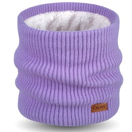 Oliumt Neck Warmer for men,Winter Neck Gaiters Face Scarf Women Windproof Warm Fleece Scarves Gaiter for Cold Weather (Dark Purple)