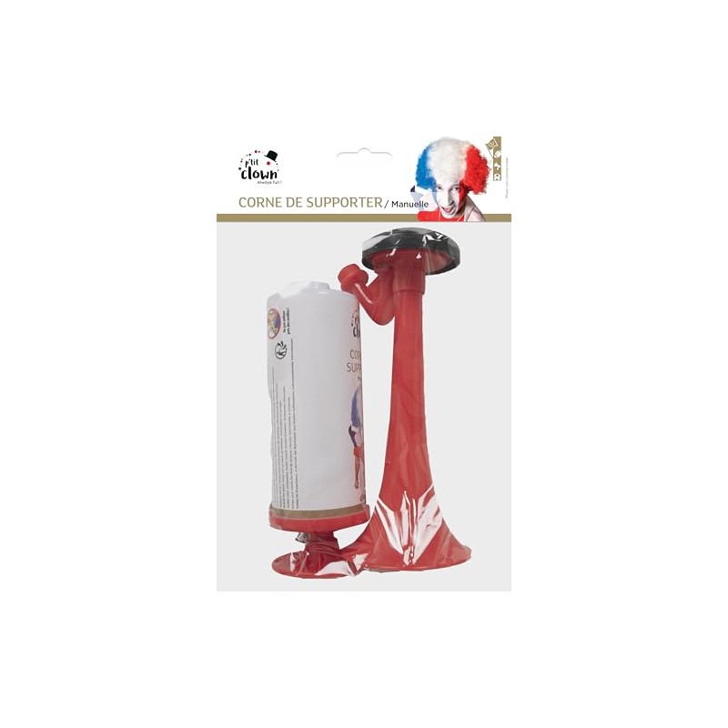 P'TIT CLOWN 90406 Manual Support Horn - Red