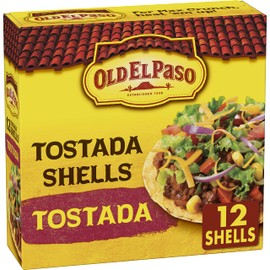 Old El Paso Tostada Shells, Gluten Free, 12-count, 4.5 oz. (Pack of 10)