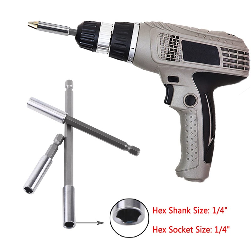 Hex Drill Bit Holder, Carbon Steel Electrical Drill Screwdriver Magnetic