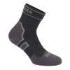 Bridgedale StormSock Lightweight Ankle Waterproof Breathable Sock, Black/Mid Grey L