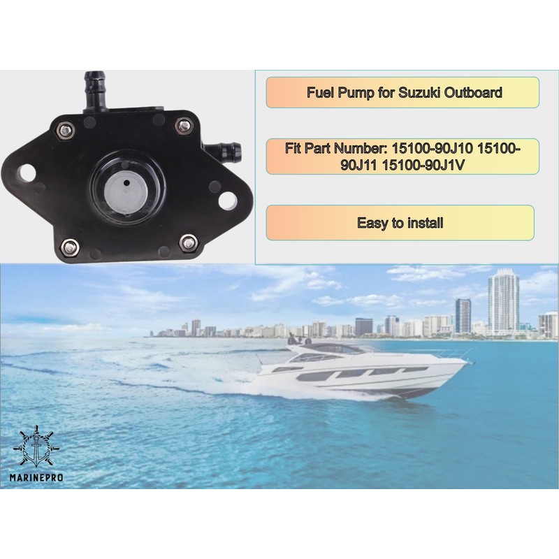 Marinepro Fuel Pump for Suzuki Outboard DF40 to DF140 Replace