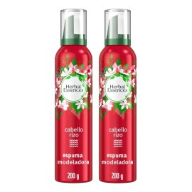 Pack Espuma Herbal Essences Cabello Rizo 2 Unidades 200 G
