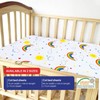 Indus Textiles 2 Pack Cot Bed Fitted Sheets Easy Care