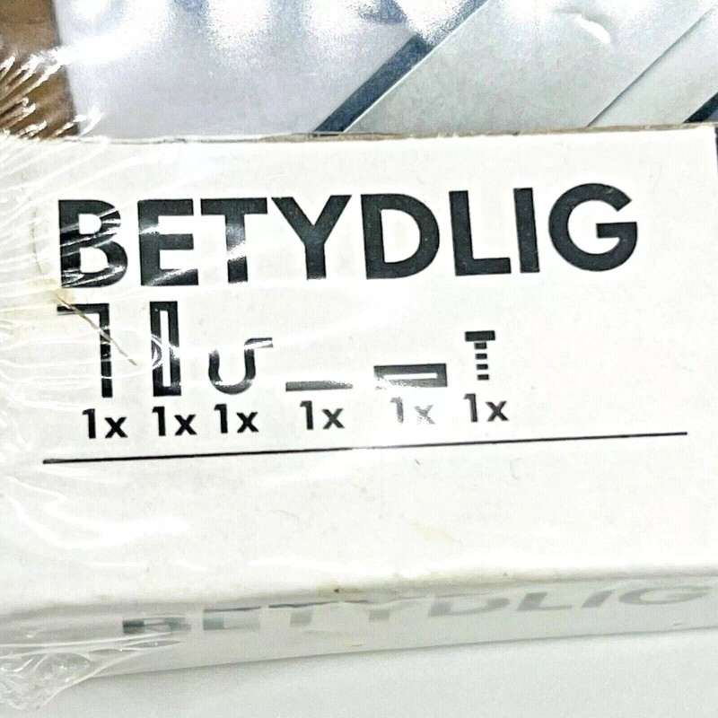 IKEA One (1) IKEA BETYDLIG Wall Ceiling Bracket Black Adjustable