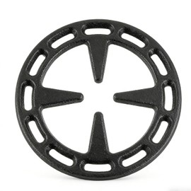 HUAREW 4.75-Inch Gas Ring Reducer, Bottom Uniform Heating, Cast Iron
