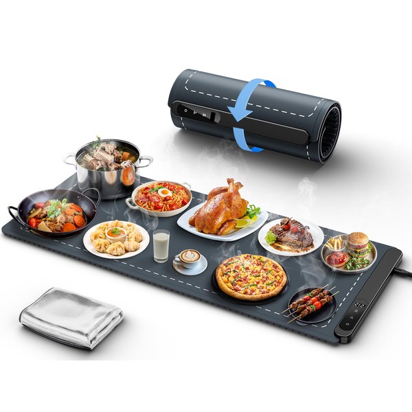 NLFDBFSH XXL 36"x16" Extra Large Warming Mat for Food (Insulated