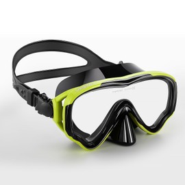 VegoVia Adult Swim Goggles with Nose Cover for Women Men, HD Clear Wide View Pool Water Nose Waterproof Shower Goggles Swimming Adult Diving Scuba Youth Mask Pool Underwater Beach Ocean Open Water