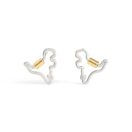 COACH Women's Signature Carabiner Rexy Stud Earrings