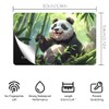 Peacoblue Bank Card Sticker Panda and Bamboo Forest Credit Debit
