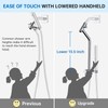G-Promise All Metal Rain Shower Head with Massage Mode Handheld