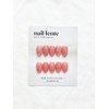 Coral magnetic gel glitter feminine nail handmade nail tip -
