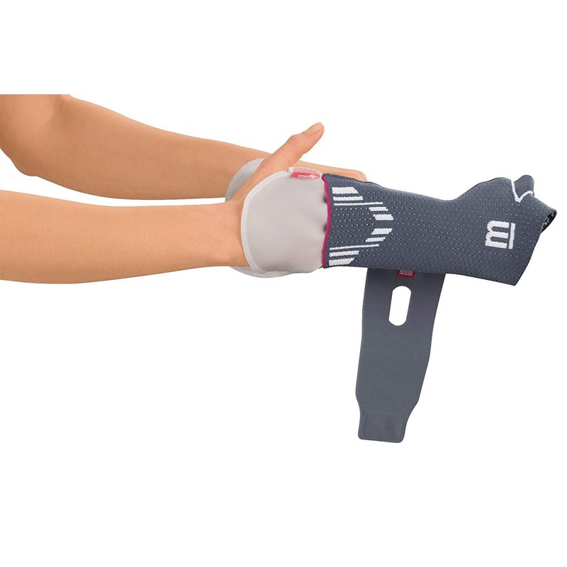 Medi Manumed Active Knit Wrist Support Left (Silver) Medium