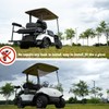 SAMXOMAP Golf Cart Seat Covers Front and Rear Waterproof and
