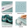 Travel Toiletry Bag, Waterproof Organiser with Multiple Compartments and Hook，Hanging。