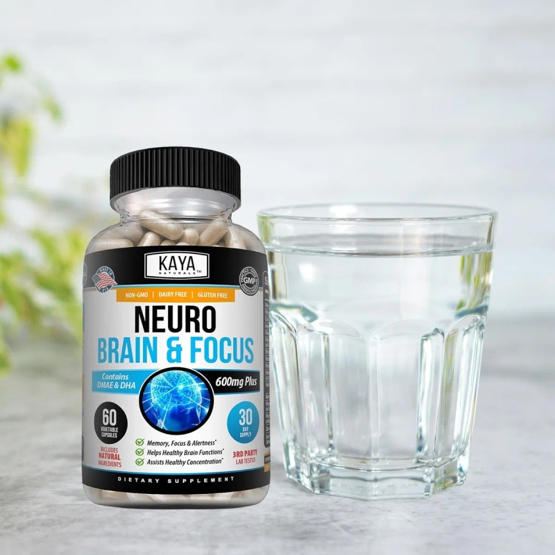 Kaya Naturals - Neuro Brain para memoria y concentración -