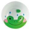 サンアート かわいい食器 「 どうぶつシリーズ 」 カエル 茶碗 直径12cm 白 SAN2659-1