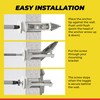 Heavy Duty Drywall Anchors and Screws Kit Including Toggle Anchors