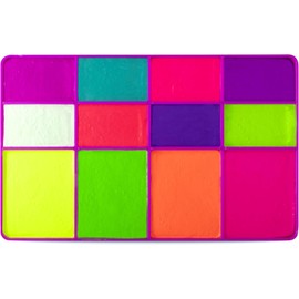 Paleta Neón, maquillaje corporal, base agua, hipoalergénico, COLIBRIX