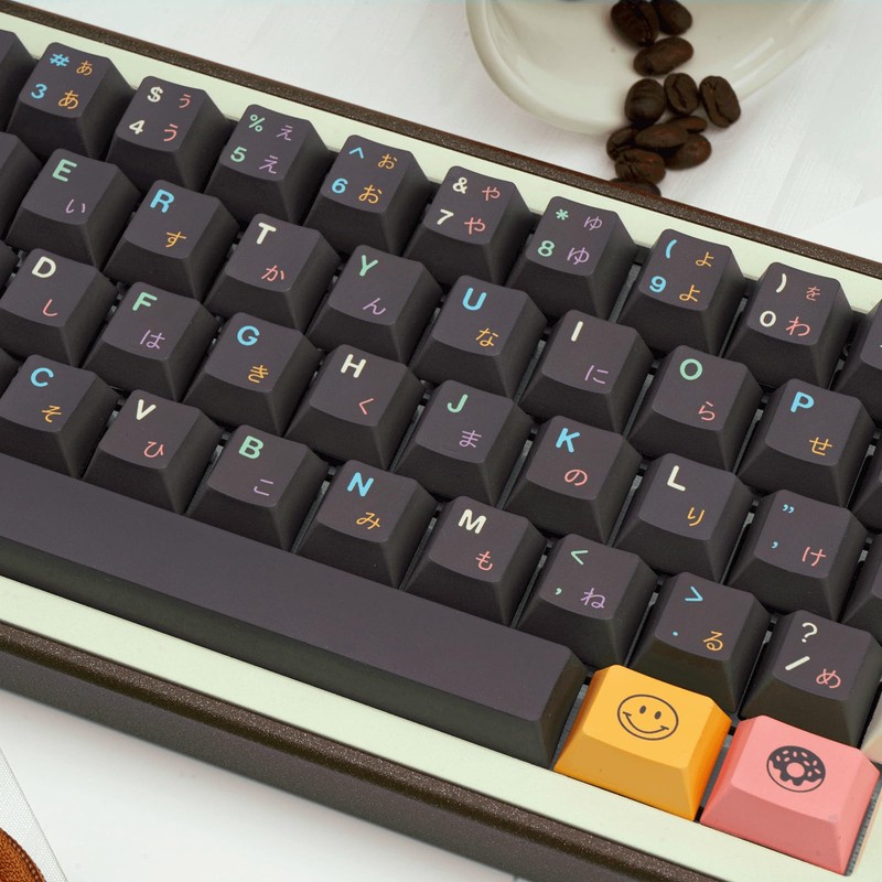 128 Keys Japanese Cherry Profile Keycaps - High Quality PBT