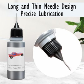 Kypikosp 0.5OZ Graphite Powder for Pinewood Car, Lubricant Powder Dry Lube, Door Hinge Lubricant, Lock Graphite Spray,paired with Derby Car Weights Kits, Wheels Axles, Diminish Friction,increase speed